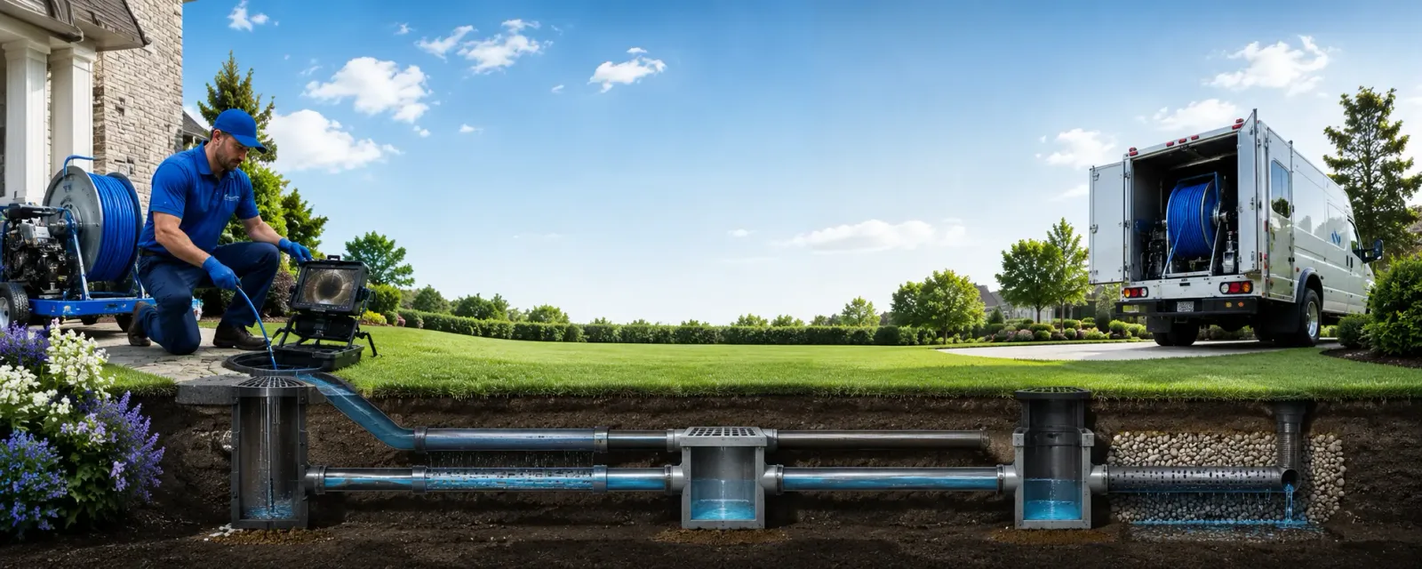Outdoor drain cleaning information for Romeoville, IL